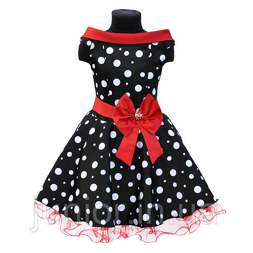 Купить Нарядное пышное платье в ретро стиле для девочки "Стиляги", цена ...