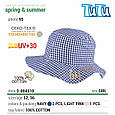 Панамка для дівчинки TuTu 95 арт.3-004510 (52, 56) UV+30, фото 2