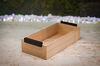 Деревянная коробка для подачи 30х15х7 см