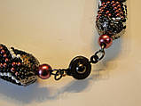 Прикраса з бісеру "Бордо", фото 7