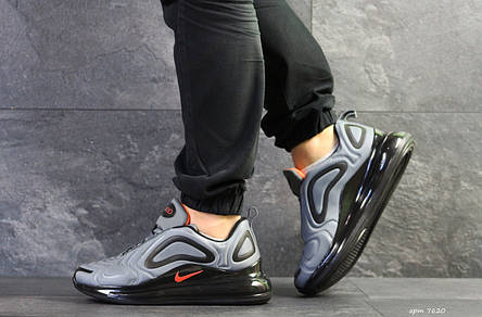 Чоловічі кросівки Nike air max 720,текстиль,сірі, фото 2