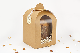 Коробка "Купол" М0056-о3 крафт, розмір: 160*160*240 мм