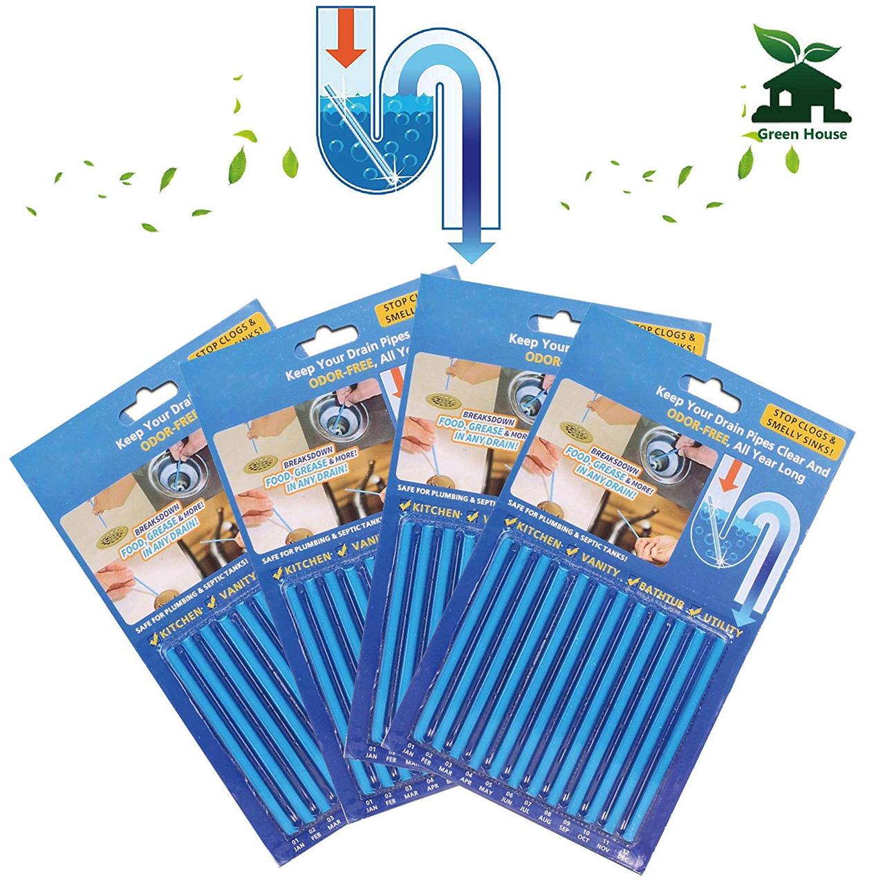 Палички від засора зливу раковини Drain Cleaner Sticks Для очищення водостічних труб, прочищення каналізації