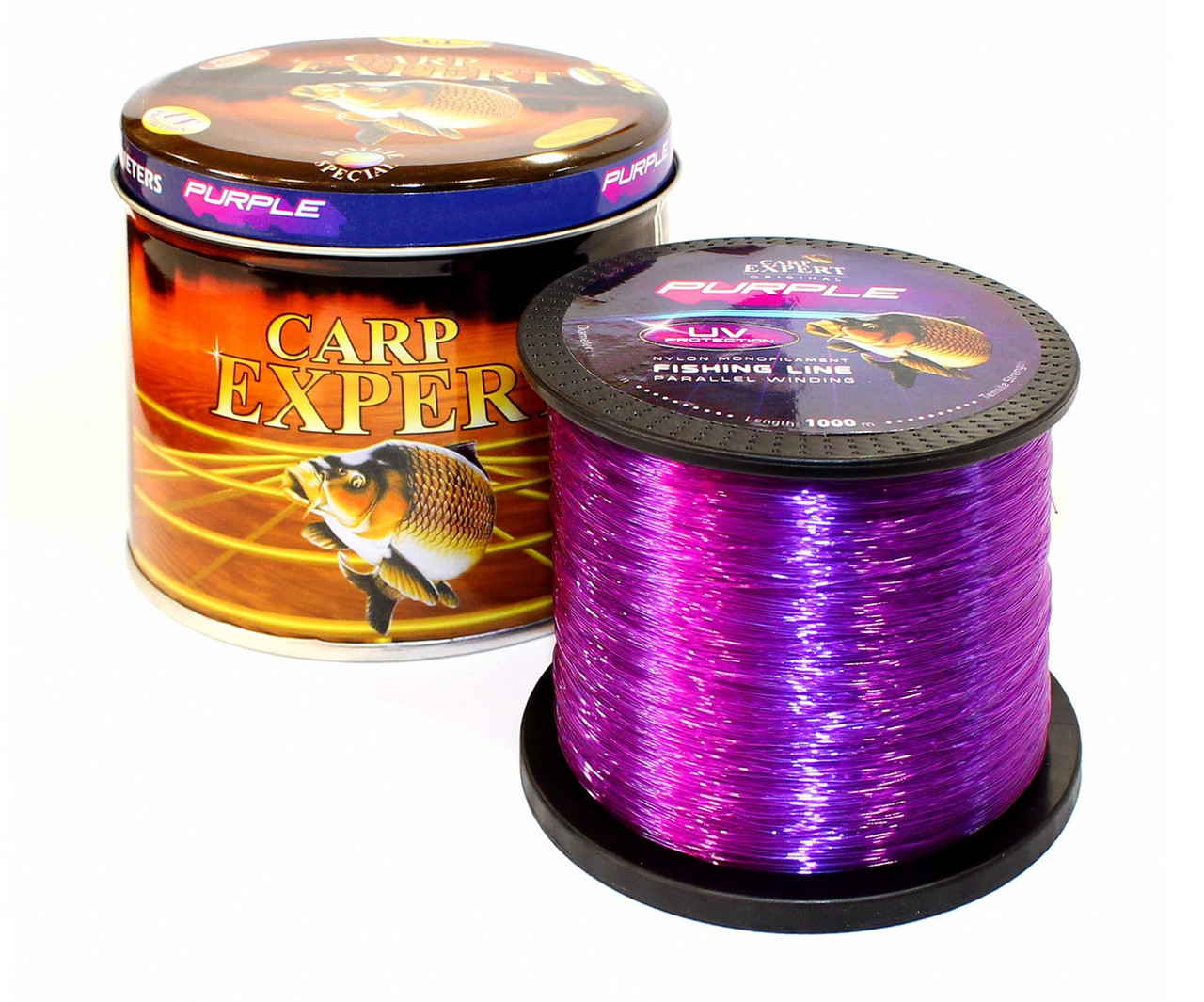 Волосінь коропова Carp Expert UV Purple 1000 м (фіолетова)