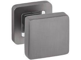 Дверна ручка-кноб Metal-Bud GK ( GKGAS ) Квадратна Графіт матовий