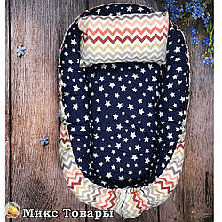 Матрац для малюка і подушка Розмір: 55 - 68 см (8396)