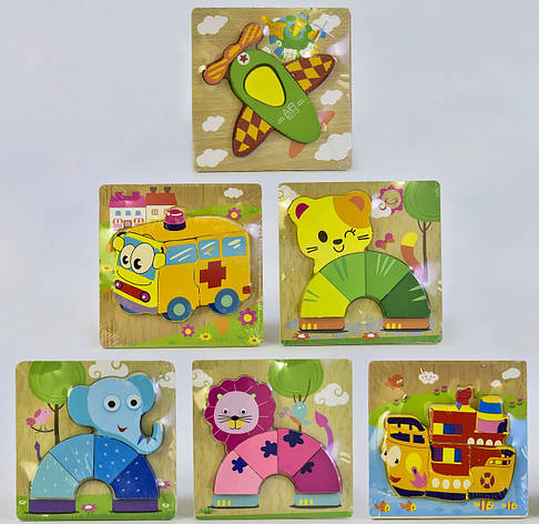 Дерев'яна гра Пазли, фото 1