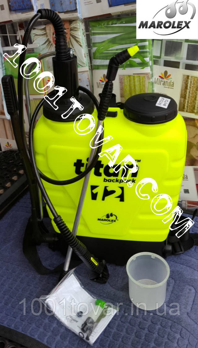 Оригінал! Новинка! Ранцевий обприскувач Marolex Titan 12 л. Маролекс Титан, фото 1