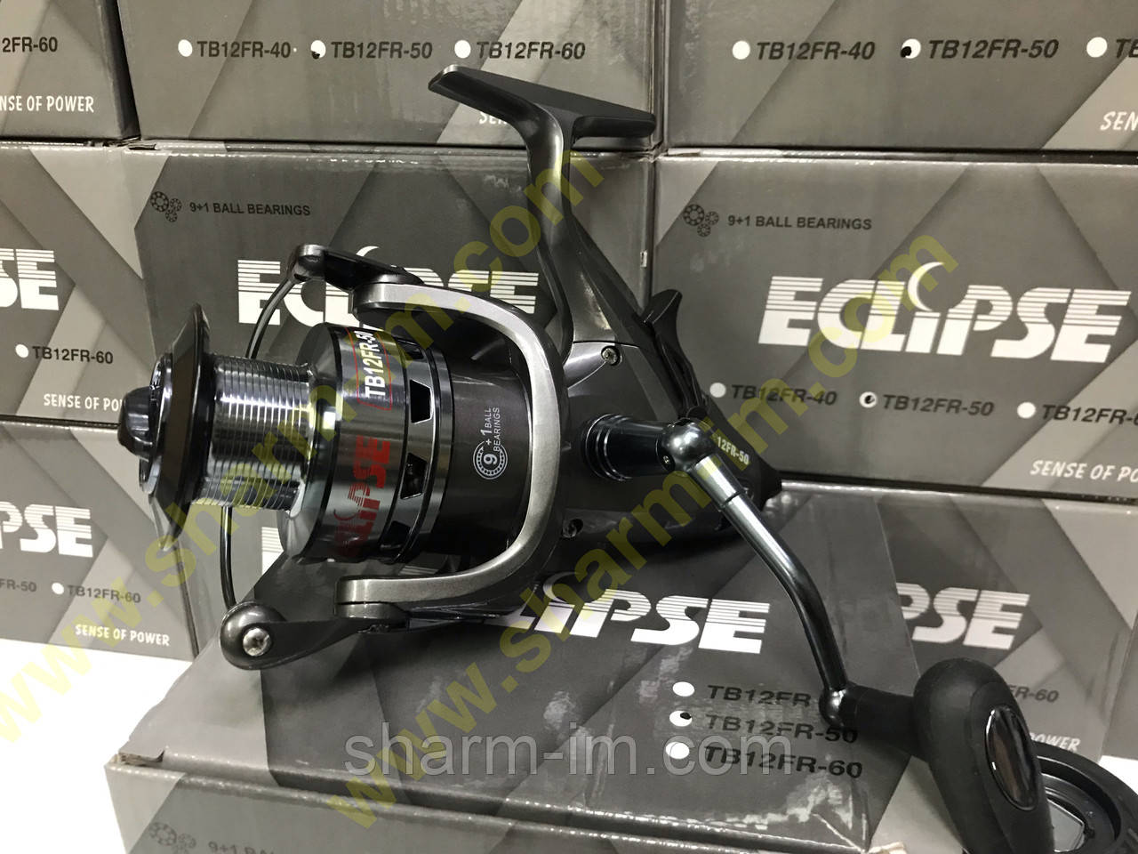 Котушка Eclipse Trinity 5000 (9+1) з байтранером Алюмінієва шпуля