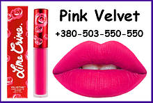 Lime Crime Lipstik Velvetines Pink Velvet - Perfect Pink.