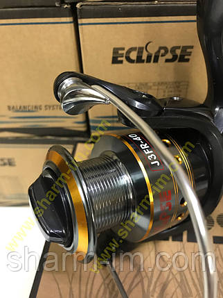Котушка Eclipse J-3 FR 4000 (7+1) з байтранером Алюмінієва шпуля, фото 2