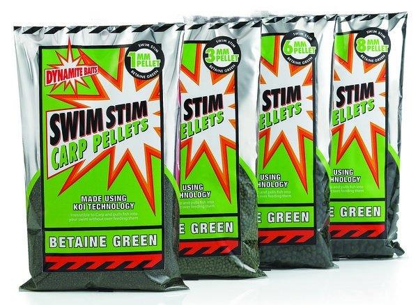 Пелетс Dynamite Baits Swim Stim Betaine Green Pellets 3 mm 900g