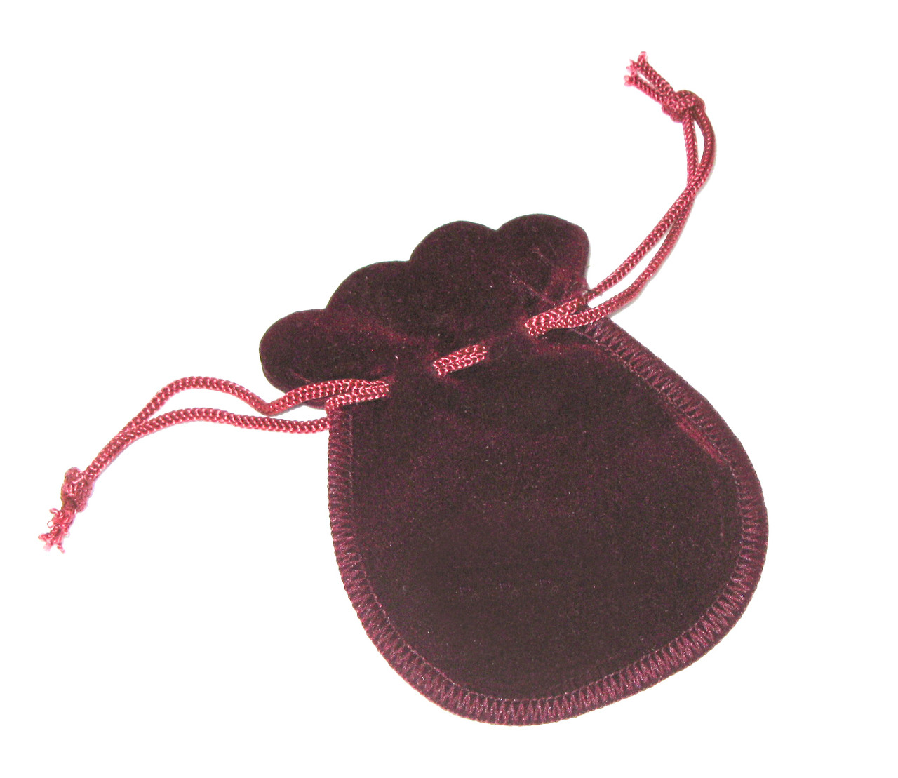 Оксамитовий мішечок для маятника 9х7,5 див.( бордовий ), фото 1