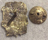 Знак «5-річний план народного господарства СРСР» латунь, фото 3