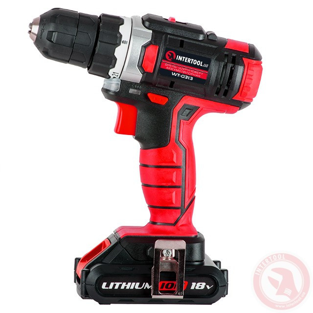 Дриль-шуруповерт акумуляторна INTERTOOL WT-0313 За передоплатою