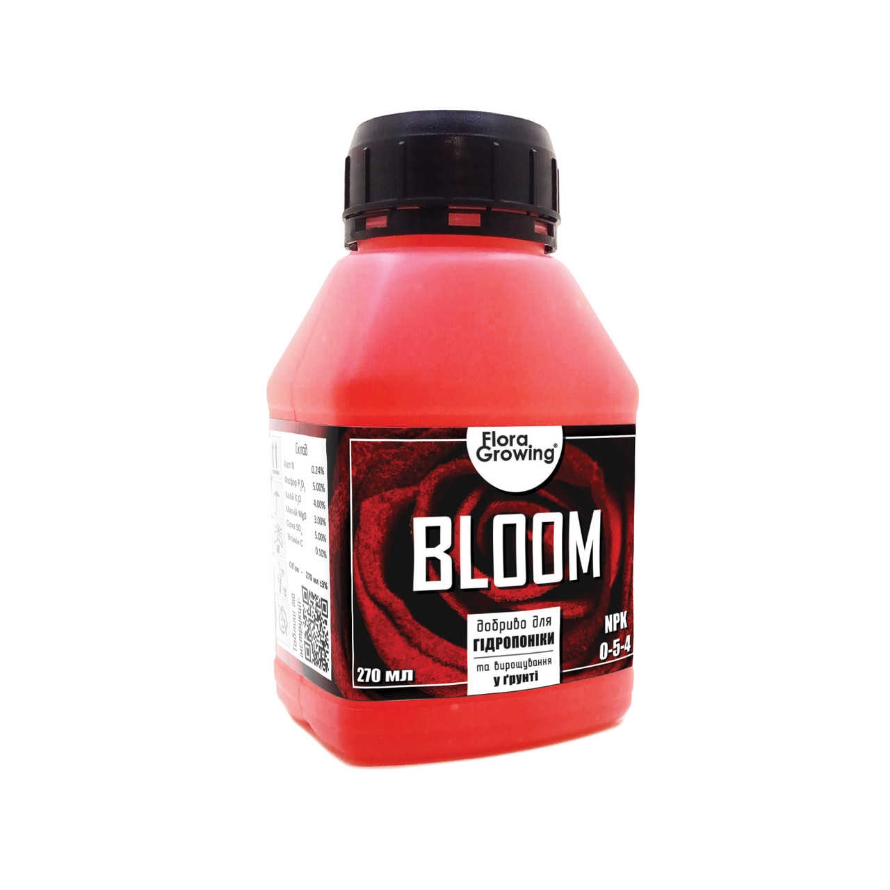 270 мл Bloom — компонент добрив для гідропоніки та ґрунту | аналог GHE/TerraAquatica