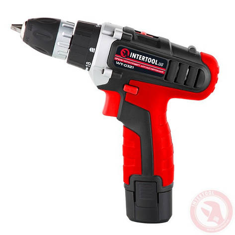 Дриль-шуруповерт акумуляторна INTERTOOL WT-0321 За передоплатою, фото 1