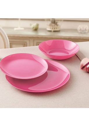 Тарілка обідня Luminarc Arty Rose 26 см L1050, фото 3
