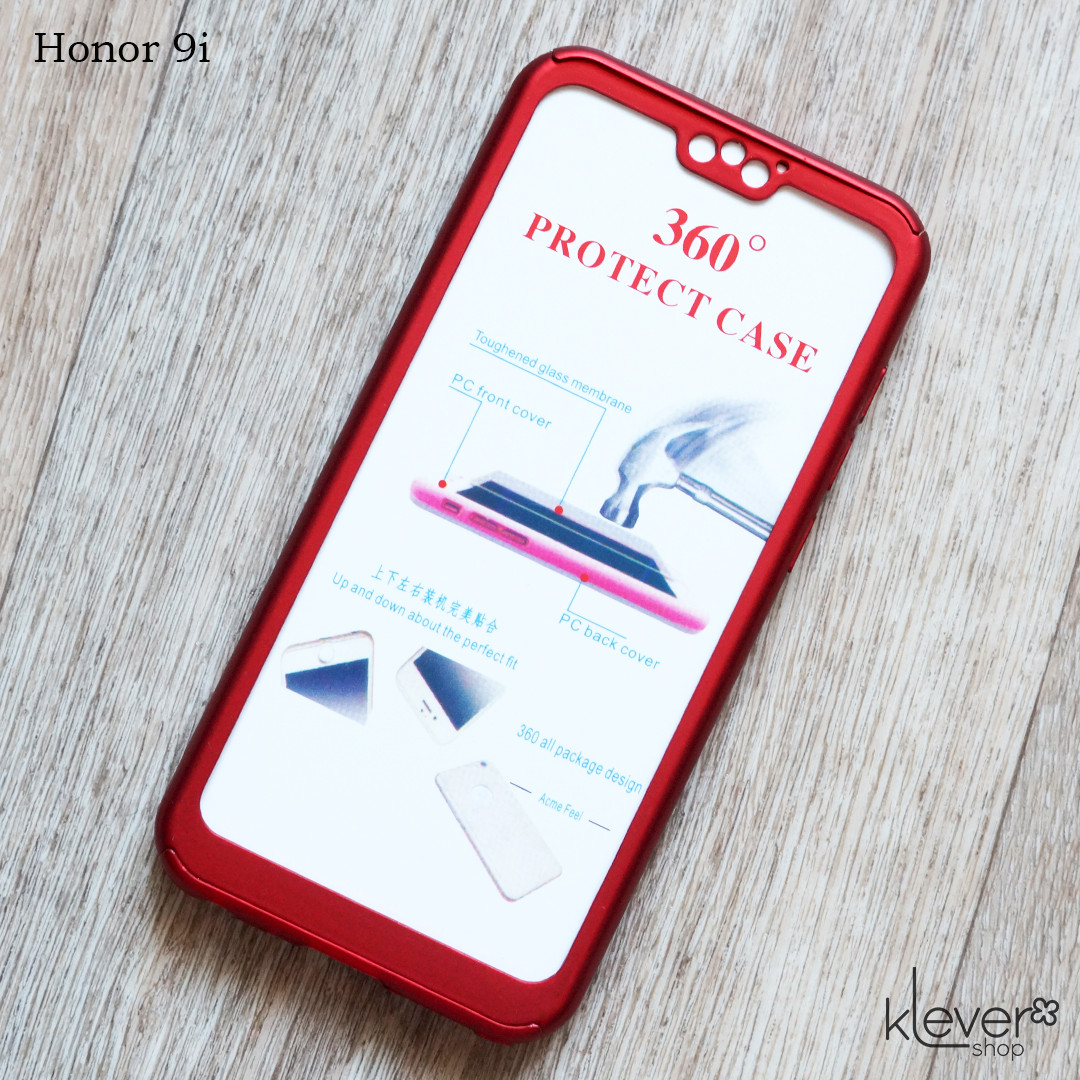 Розбірний чохол 360 "All inclusive" для Honor 9i червоний