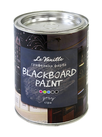 Грифельна фарба Le Vanille сіра 0.9 л, фото 2