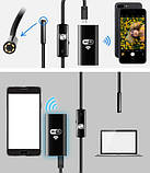 WiFi USB ендоскоп бороскоп 3.5 m камера 720p HD для iPhone Android Windows, фото 4