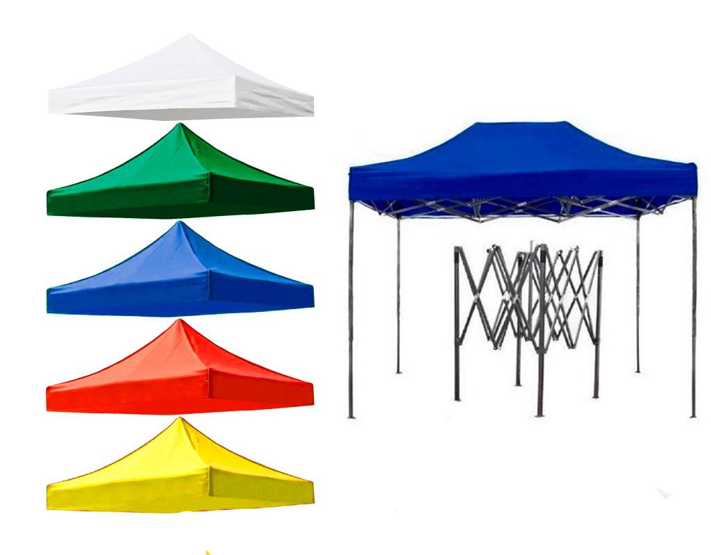 Крыша для Торгового Шатра 3х4,5 М, Тент-крыша, Красный, Белый — Купить ...