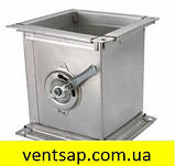 Дросельний клапан прямокутний вентиляційний 250*250 мм, оцинковка 0,5 мм., фото 5