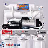 Система зворотного осмосу Нова Вода NW-RO525P Smart з насосом, фото 7