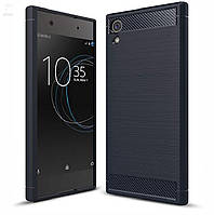 Чохол силіконовий TPU на Sony XA1 темно синій
