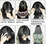 Волосся на заколках світло-коричневі 2/30 хвилясте термо на кліпсах шпильках тресси, фото 5