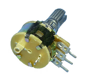 Резистор змінний з вимикачем WH160AK-2B B500K-15KQ Китай