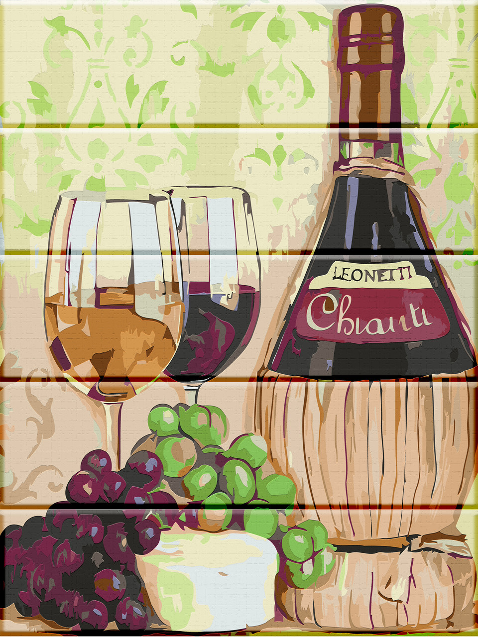 Малювання за номерами на дереві П'янкий смак ArtStory ASW030 30 х 40 см, фото 1