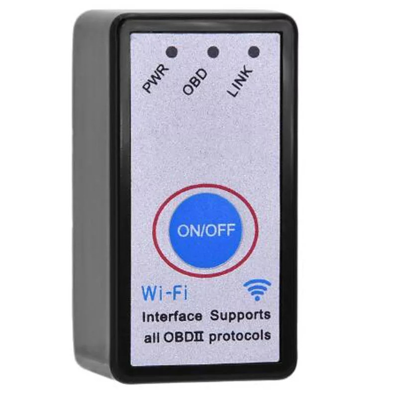 Elm327 1.5 mini ELM327 WIFI v1.5 з кнопкою включення відключення Android, Symbian, Windows, IOS