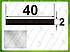 Алюмінієва смуга (шина) довжина 3,0 м 40х2, Без покриття, фото 2