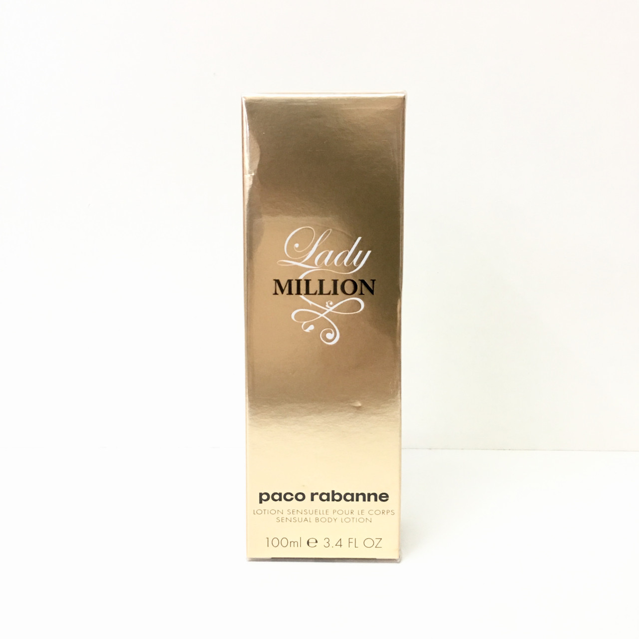 Парфумований жіночий лосьйон для тіла Paco Rabanne Lady Million 100 мл, солодкий квітковий аромат