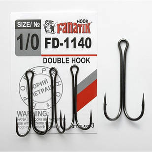 Крючок Fanatik двойной FD-1140 №1/0