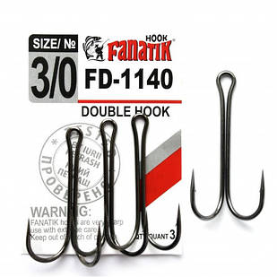 Крючок Fanatik двойной FD-1140 №3/0