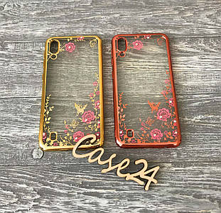 TPU чохол Rose зі стразами для Samsung Galaxy M10 (2 кольори)