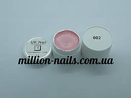 Гель-фарба для нігтів UK.Nail №02 пудра, 7 грам