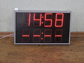 Светодионые годинник з таймером, червоного кольору