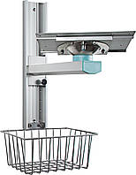 Полиця для монітору настінного типу з кошиком