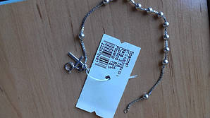 Срібна вервиця на руку 18,5