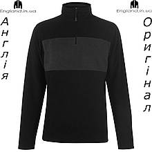 Розмір L і 3XL (наш 50й і 56й) - Кофта флісова чоловіча Pierre Cardin з Англії - для прогулянок чорно коричнева