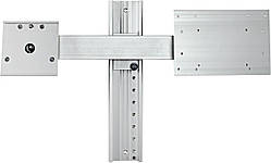 Полиця для монітору настінного типу подвійна з заднім з’єднанням