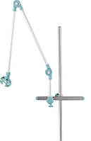 Тримач шлангів з кріпленням на рейку