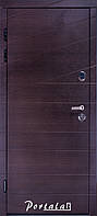 Двери квартирные, серия Премиум, модель Диагональ2, гнутый профиль, коробка 150 мм, полотно 105мм, KALE257