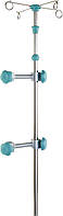 Інфузійна стійка з регулюванням висоти з кріпленням на штатив