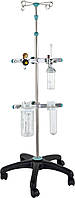 Інфузійна стійка з регулюванням висоти з рейковим кріпленням