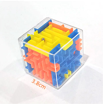 Кубик лабіринт головоломка 12 шт.