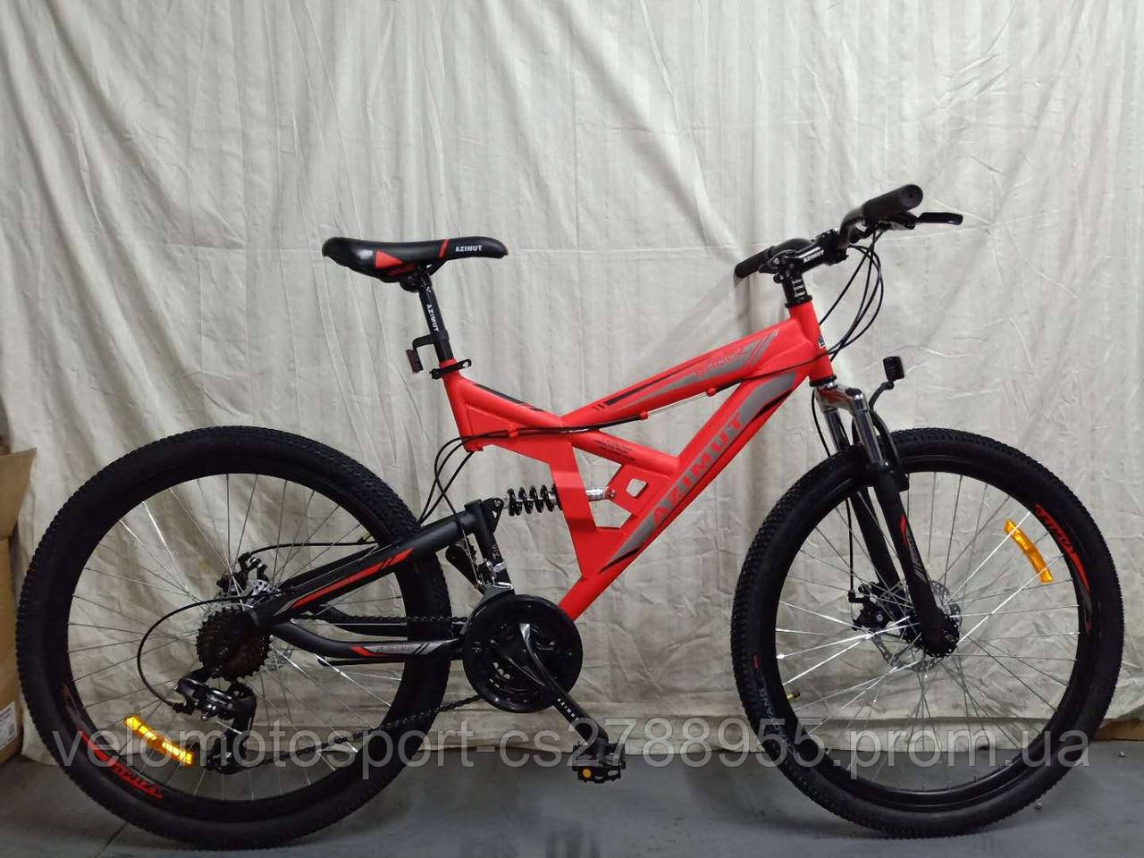 Велосипед " Азимут SHOCK 26 G-FR\D 2019